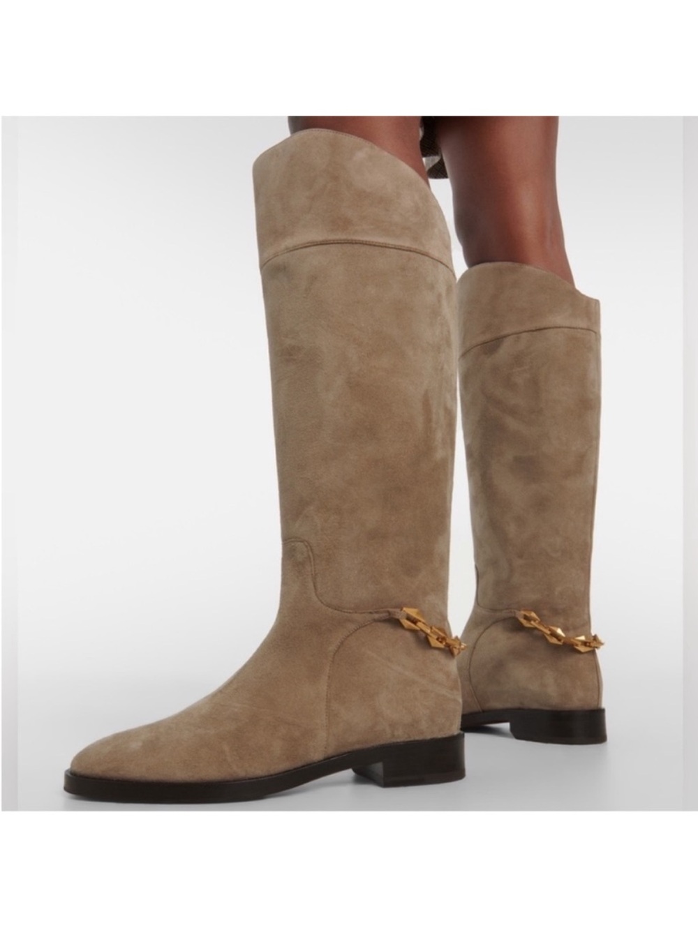 New JIMMY CHOO Nell suede knee-high boots 38 $1,695 - Picture 3 of 13